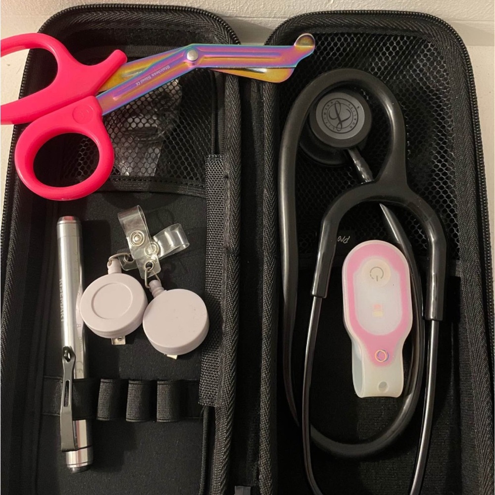 Black Stethoscope Set